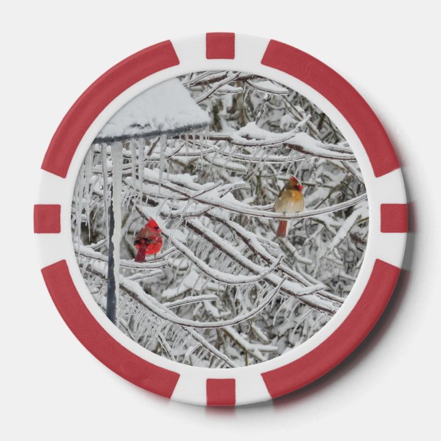 Kardinal Pokerchips (Vorderseite)