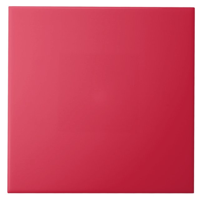 Kardinal Red Keramik Tile. Fliese (Vorderseite)
