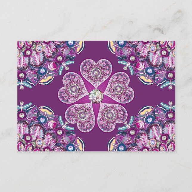 Kardinal Red Rosace Begleitkarte (Vorderseite)