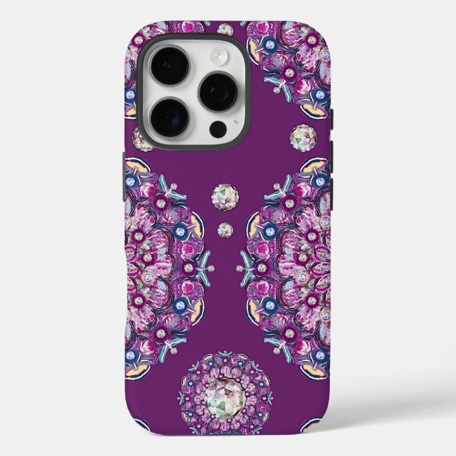 Kardinal Red Rosace Case-Mate iPhone Hülle (Rückseite)