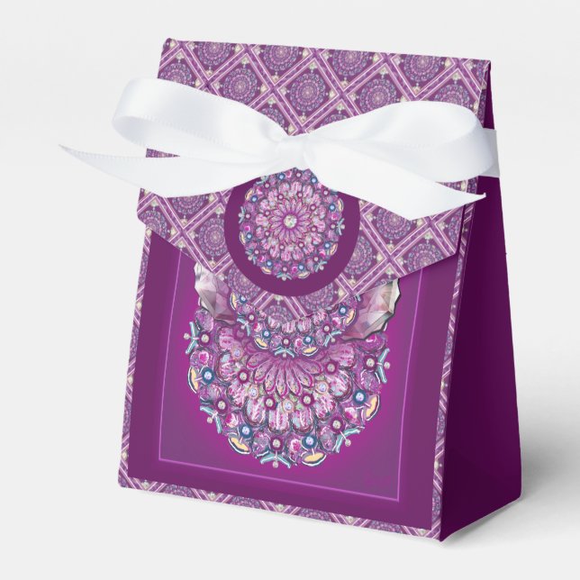 Kardinal Red Rosace Geschenkschachtel (Vorderseite)