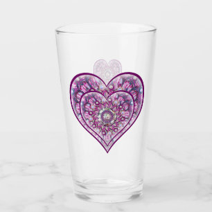 Kardinal Red Rosace Glas