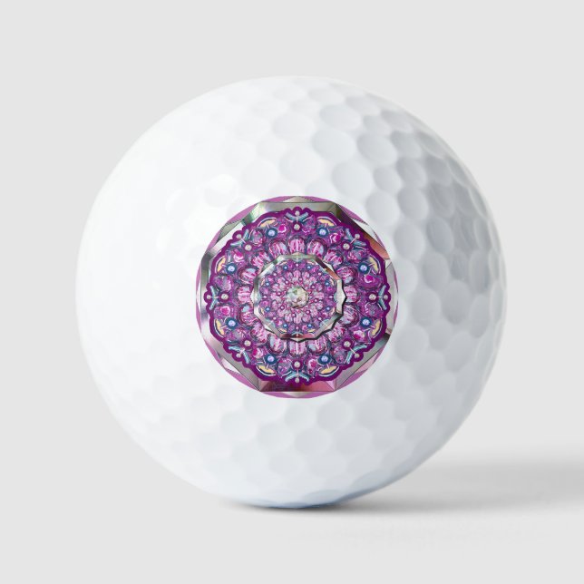Kardinal Red Rosace Golfball (Vorderseite)