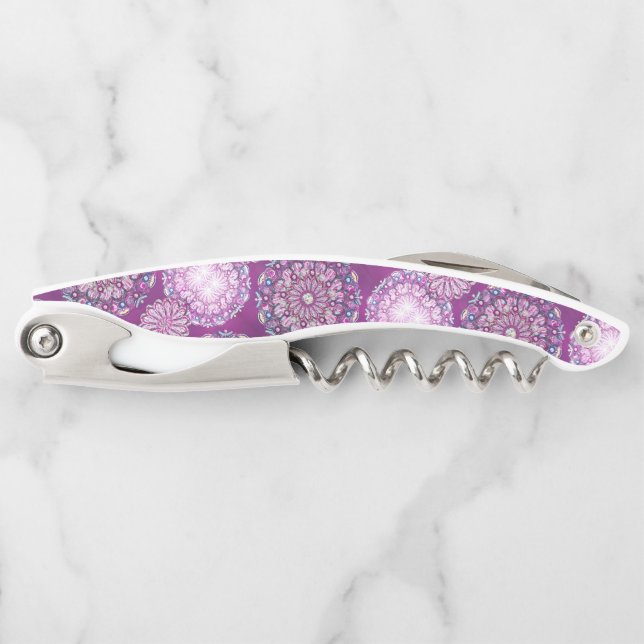 Kardinal Red Rosace Kellnermesser (Vorderseite)