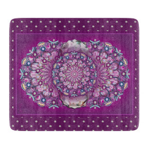 Kardinal Red Rosace Schneidebrett