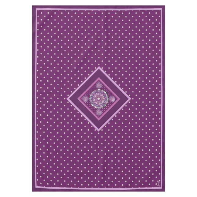 Kardinal Red Rosace Tischdecke (Vorderseite)