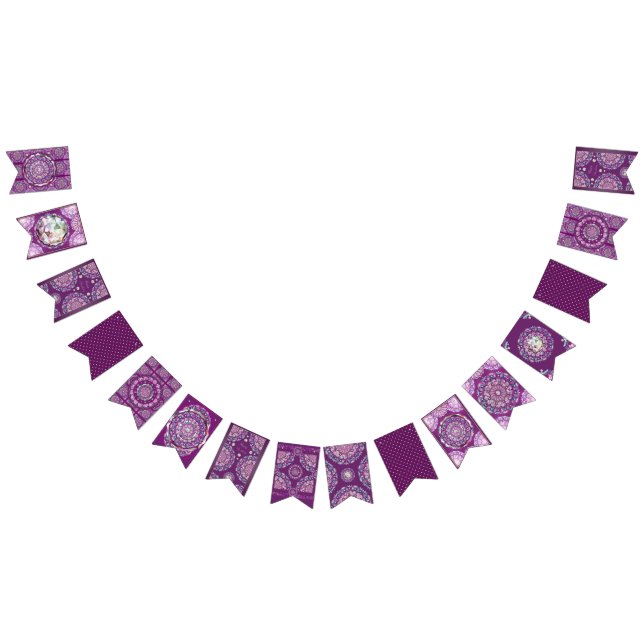 Kardinal Red Rosace Wimpelkette (Alle)