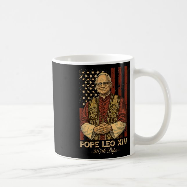 Kardinal Robert Francis Prevost Pope Leo Xiv Ameri Kaffeetasse (Rechts)