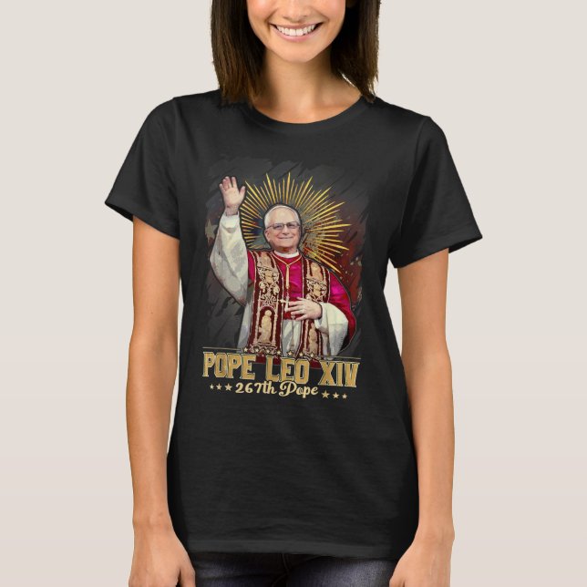 Kardinal Robert Prevost Pope Leo Xiv 5 T-Shirt (Vorderseite)