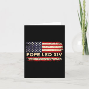 Kardinal Robert Prevost Pope Leo Xiv Fahne 2025 Karte