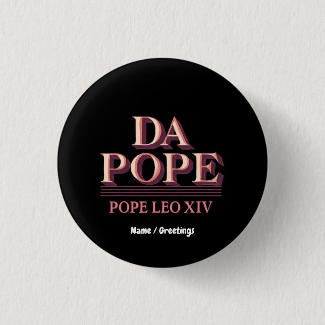 Kardinal Robert Prevost und der Aufstieg des Papst Button (Vorderseite)
