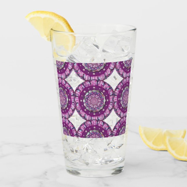 Kardinal Rosace Glas (Vorderseite Ice)