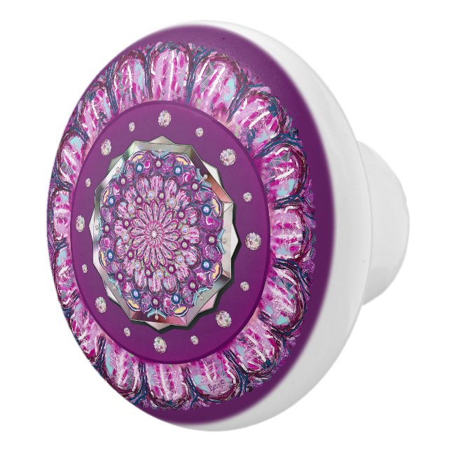 Kardinal Rosace Keramikknauf (Rechts)