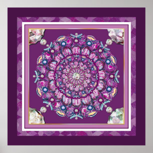 Kardinal Rosace Poster