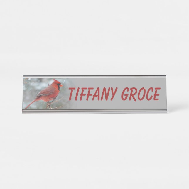 KARDINAL SCHREIBTISCHNAMENSPLAKETTE (Vorderseite )