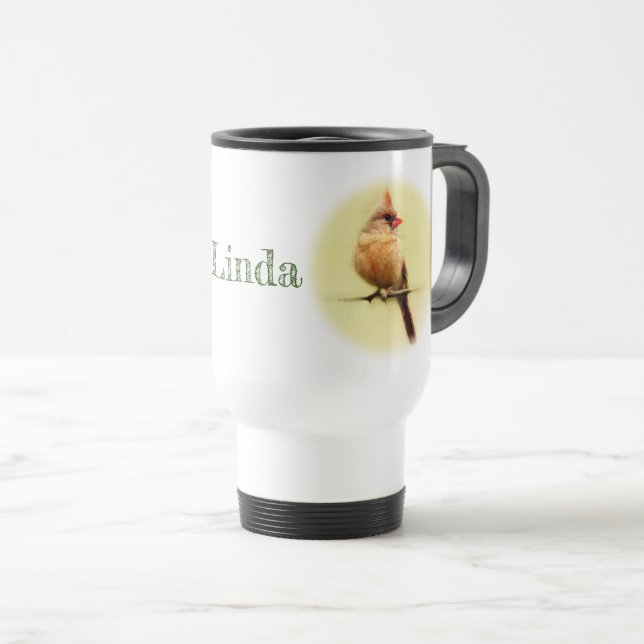 Kardinal Songbird Reisebecher (VorderseiteRechts)