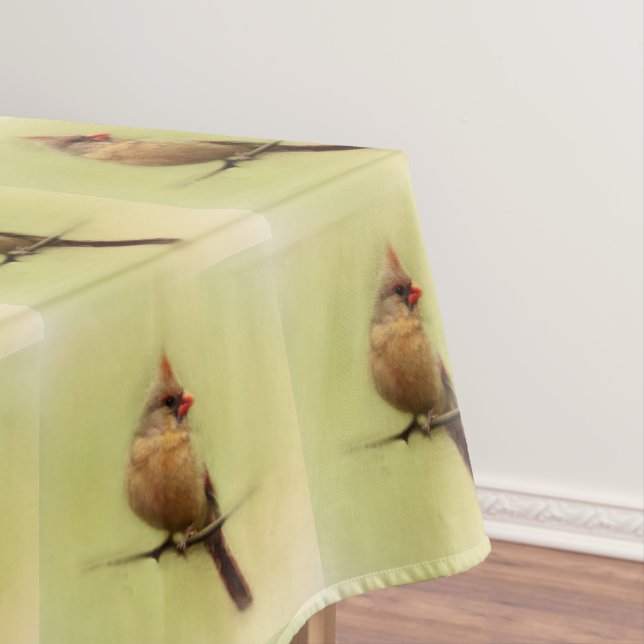 Kardinal Songbird Tischdecke (Beispiel)