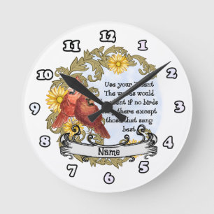 Kardinal Talentuhr Runde Wanduhr