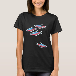 Kardinal Tetra Schooling Tetra Community Fisch T-Shirt