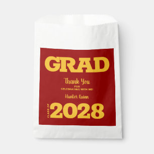 Kardinal- und Gold-Graduierungspartei Geschenktütchen