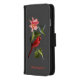 Kardinal und Hummingbird Pink Lily Personalisiert iPhone Wallet Hülle (Links)