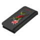 Kardinal und Hummingbird Pink Lily Personalisiert iPhone Wallet Hülle (Oben)
