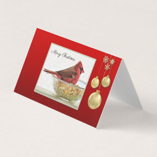 Kardinal und Ornamente - Wärme und Wunder