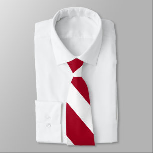 Kardinal und White University Strip Krawatte