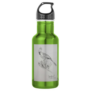 Kardinal-Vogel-Wasserflasche Edelstahlflasche