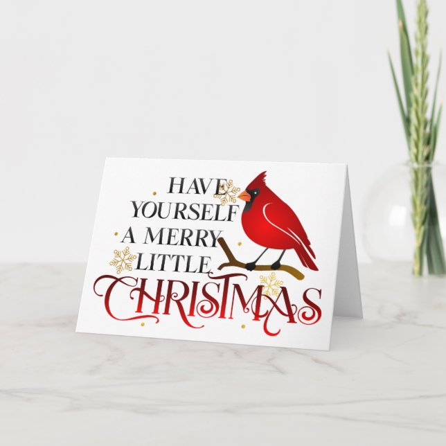 Kardinal Weihnachten (Vorderseite)