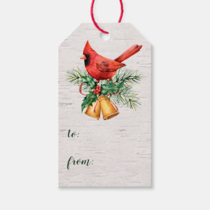 Kardinal Weihnachten bis Weihnachten Geschenkanhänger