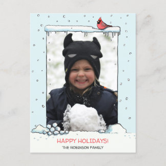 Kardinal Weihnachtskarte, Kardinal Foto Postkarte