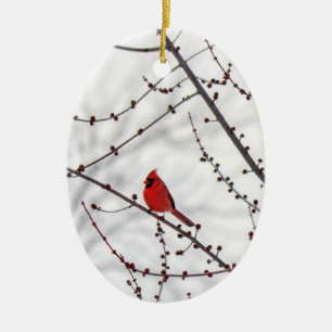 Kardinal Weihnachtsschmuck - Engel sind in der Nä