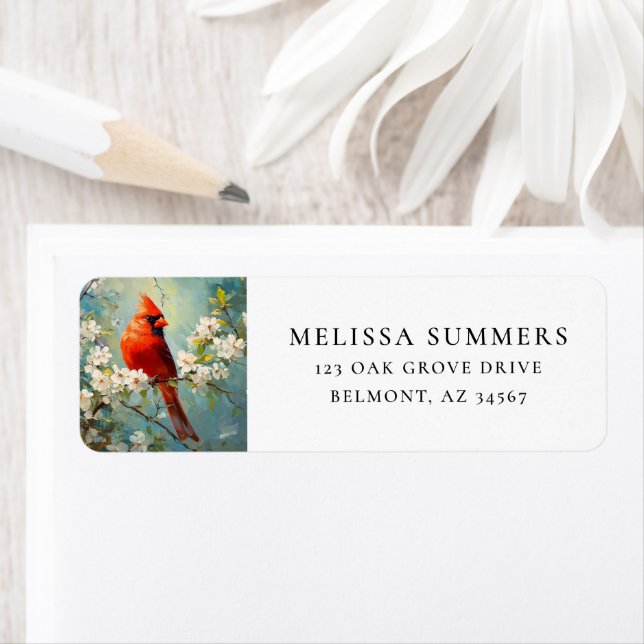 Kardinal White Blossom Blume Kunst und Kultur (Insitu)