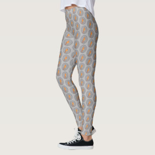 Kardinal zur Zweigmalerei - Originale Vogelkunst Leggings