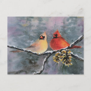 KARDINÄLE 2 von SHARON SHARPE Postkarte