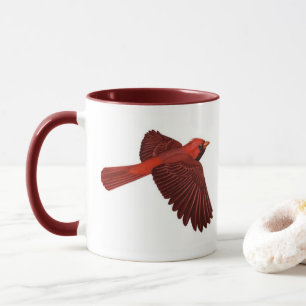 "Kardinale in der freien Natur" Vogel-Kaffeetasse Tasse