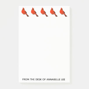 Kardinäle Post-it Klebezettel