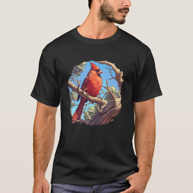 Kardinalkardinalvogel T-Shirt (Vorderseite)