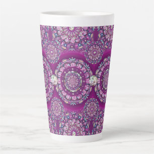 Kardinalrot Rosace Milchtasse