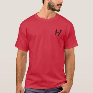 Kardinalrotes T-Shirt für Veteranen der Streitkräf