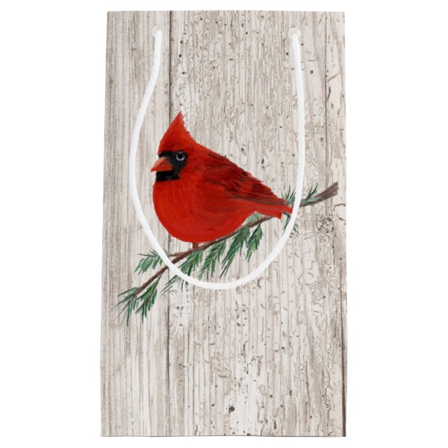 Kardinals-Geschenk-Tasche Kleine Geschenktüte (Vorderseite)