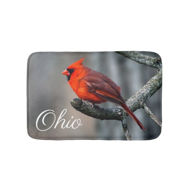 Kardinals-Ohio-Bad-Matte Badematte (Vorderseite)