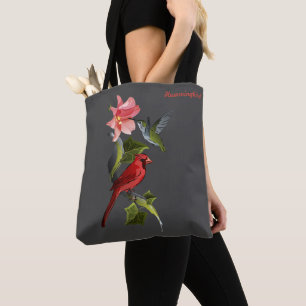 Kardinals-und Kolibri-rosa Lilie personalisiert