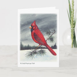 Kardinals-Vogel-Weihnachten Feiertagskarte
