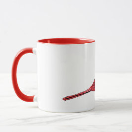 Kardinals-Wasser-Farbkunst-Tasse Tasse