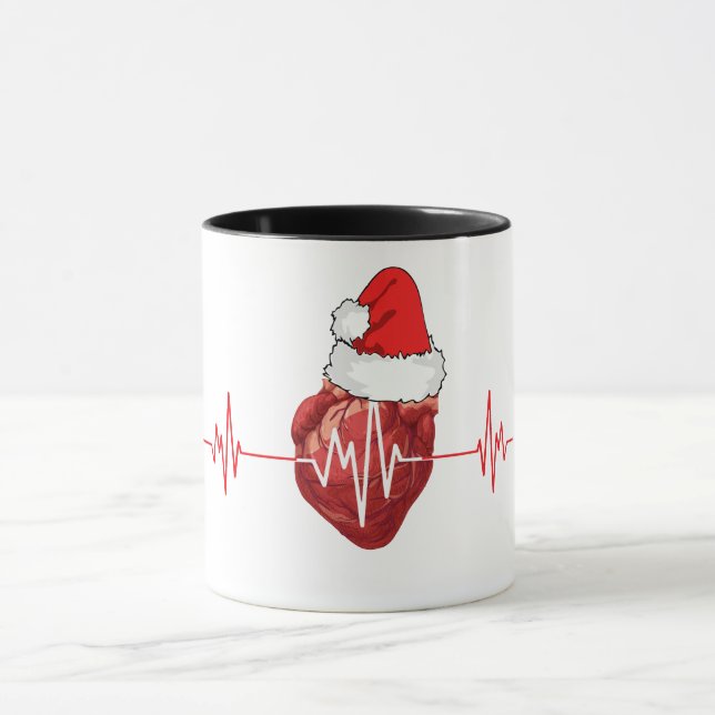 Kardiologe Herzarzt Kardiologie Echo Design Tasse (Zentrum)