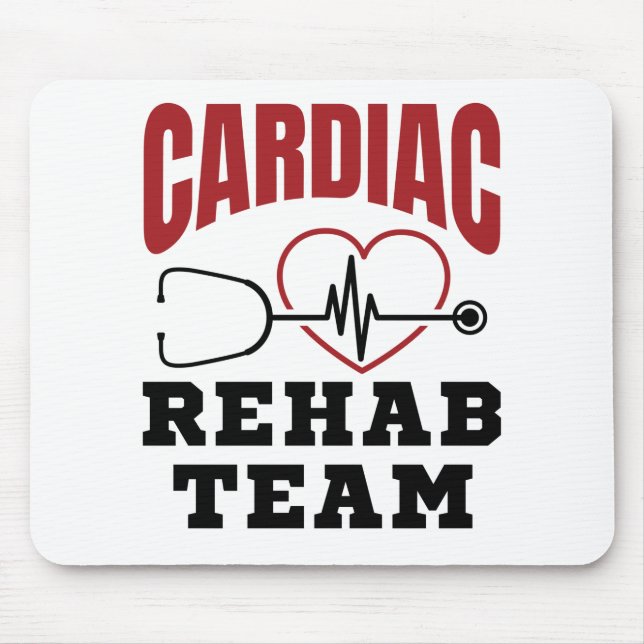 Kardiologe Rehab Team Krankenschwester Mousepad (Vorne)