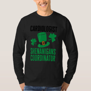 Kardiologe St Patricks Day Schelmereien Koordinato T-Shirt