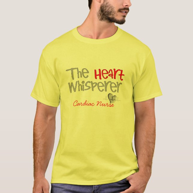 Kardiologen-Geschenke "der HerzWhisperer " T-Shirt (Vorderseite)